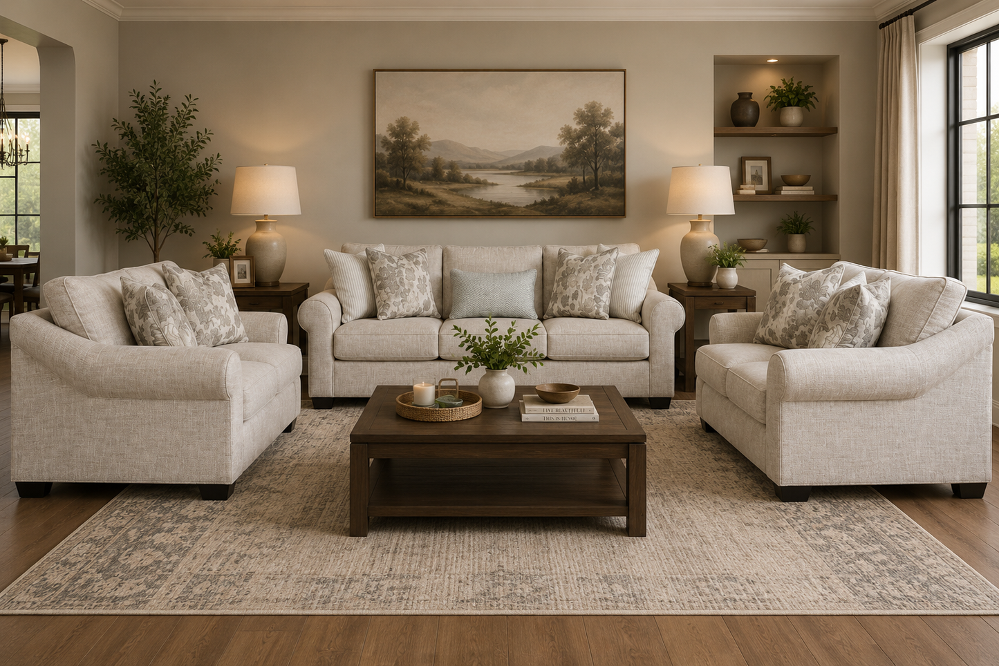 Captain Comfy Sofa Set (3+2+2)