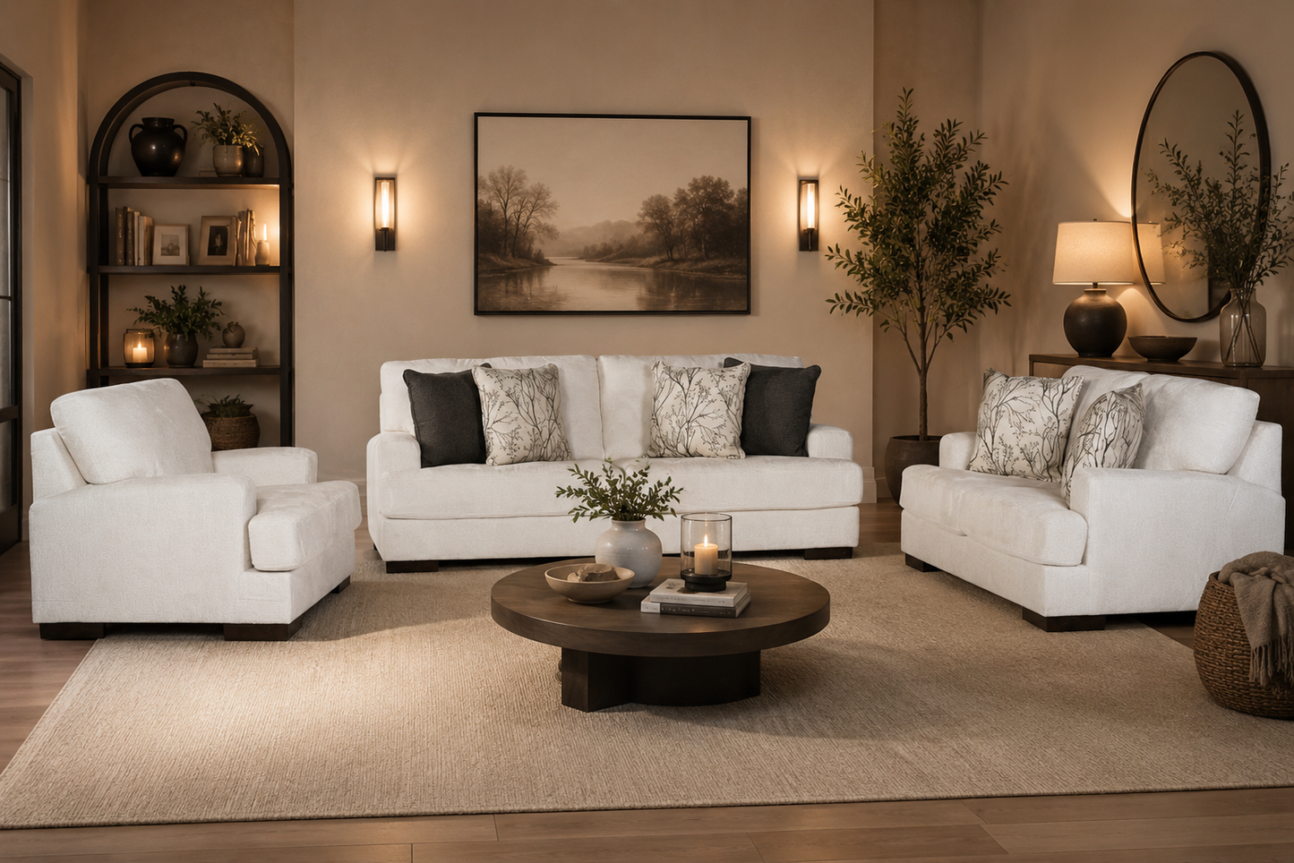 Caretti Sofa Set (3+2+1)