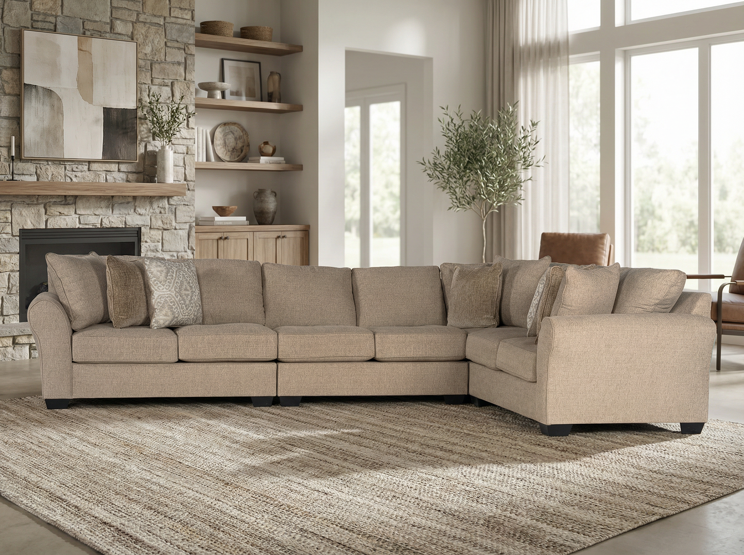 Valentina 4-piece Sectional Sofa Set