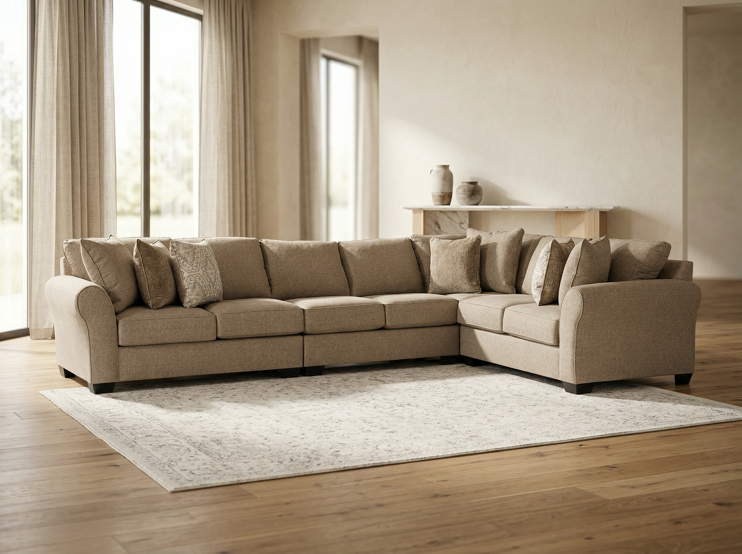 Valentina 4-piece Sectional Sofa Set