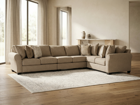 Valentina 4-piece Sectional Sofa Set