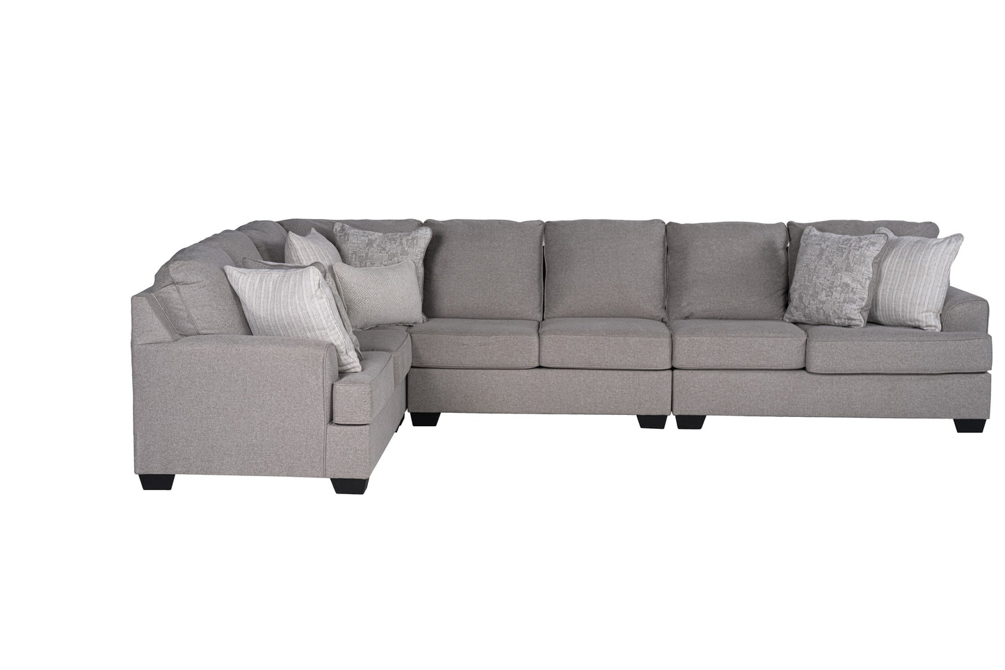 King Cushion 4-piece Sectional Sofa Set