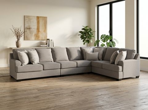 King Cushion 4-piece Sectional Sofa Set