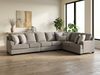 King Cushion 4-piece Sectional Sofa Set