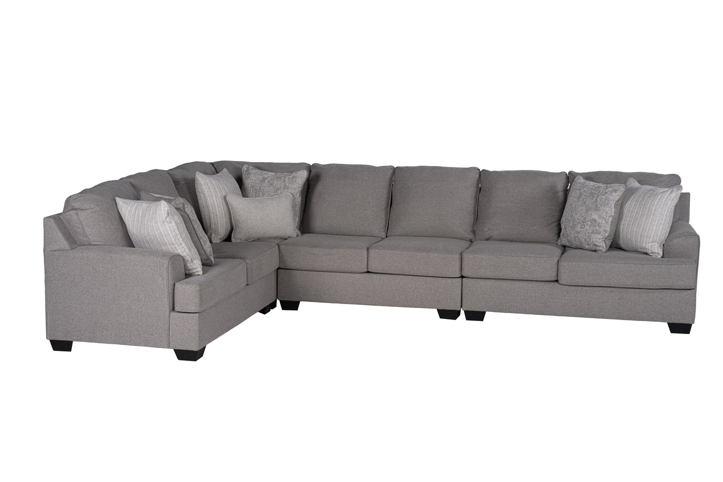 King Cushion 4-piece Sectional Sofa Set