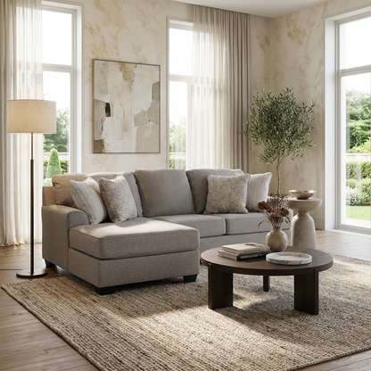 King Cushion 2-piece Sectional Sofa Set