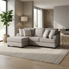 King Cushion 2-piece Sectional Sofa Set