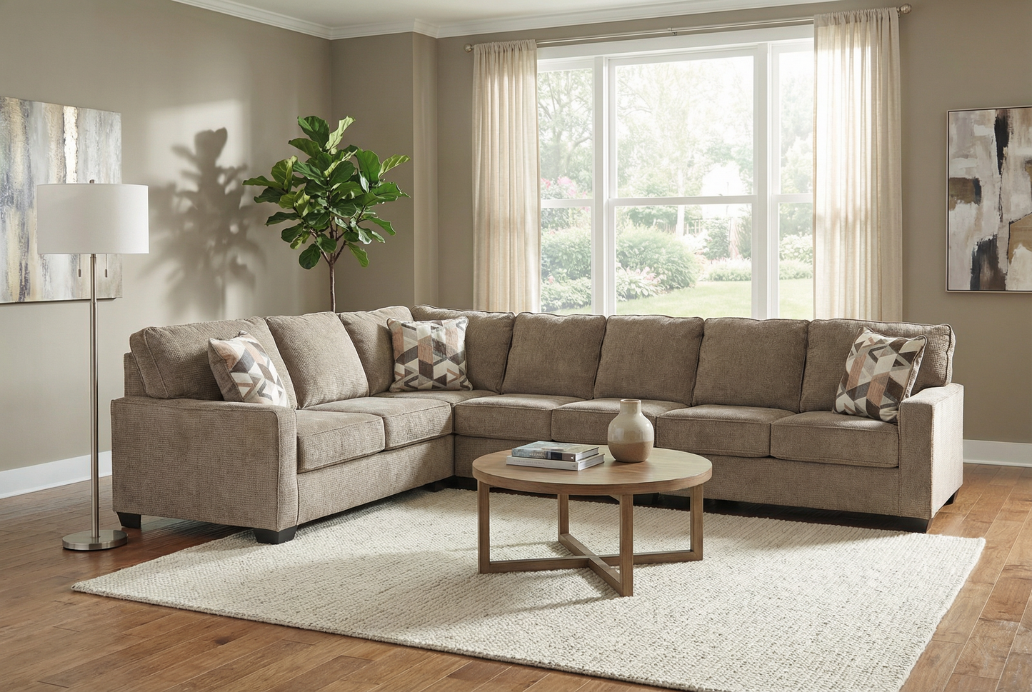 Savoy Luxe 4-piece Sectional Sofa Set