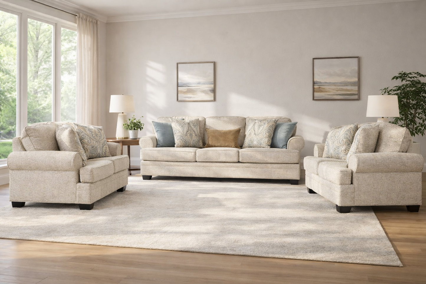 Auralith Sofa set (3+2+2)