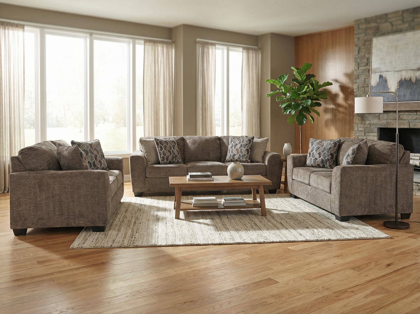 Noxfern Sofa set (3+2+2)