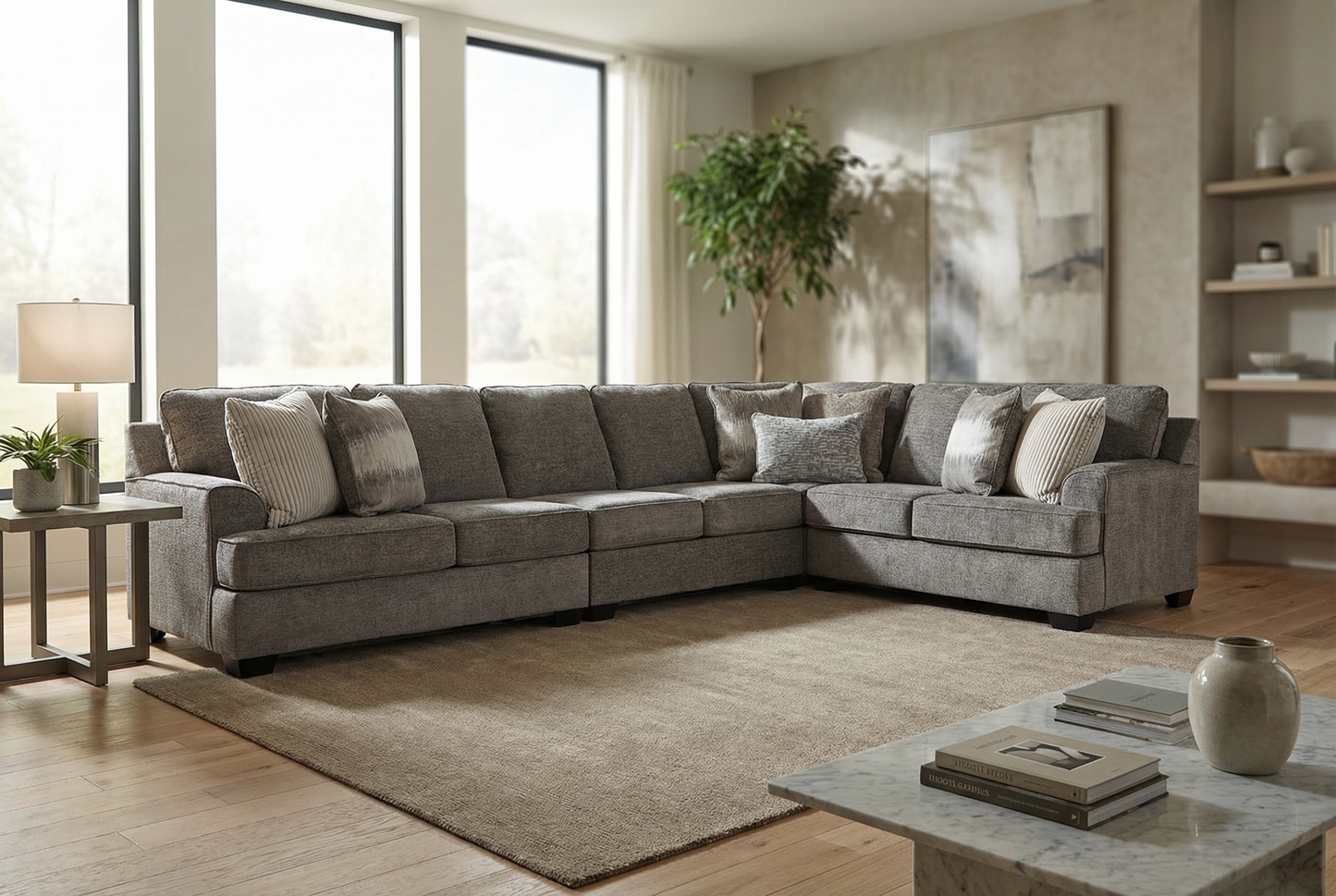 Teyla 4-piece Sectional Sofa Set