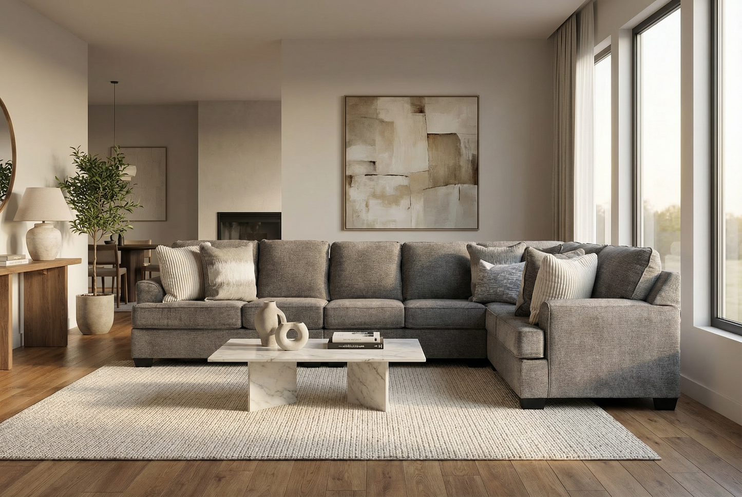 Teyla 4-piece Sectional Sofa Set