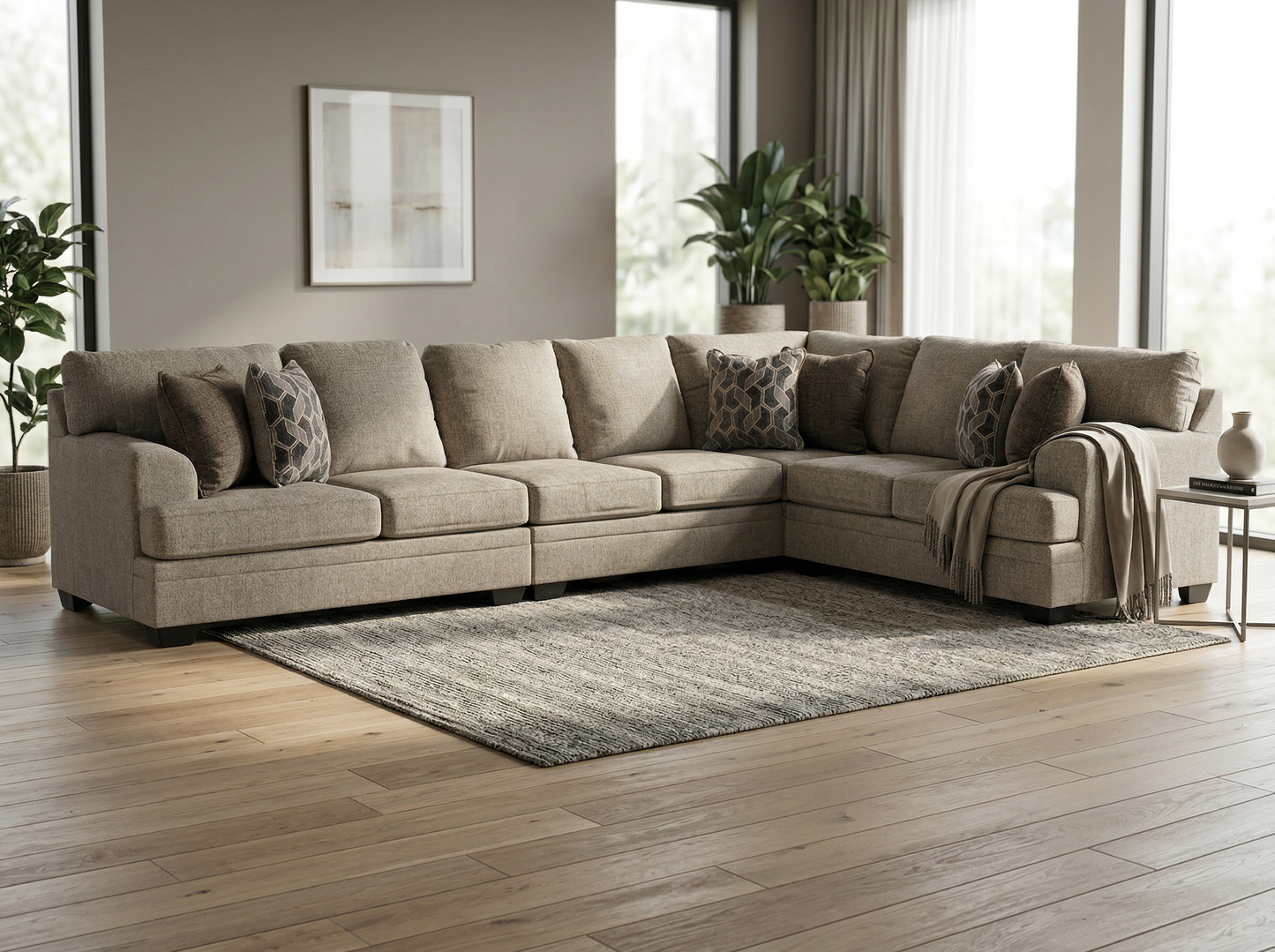 Zarell 4-piece Sectional Sofa Set