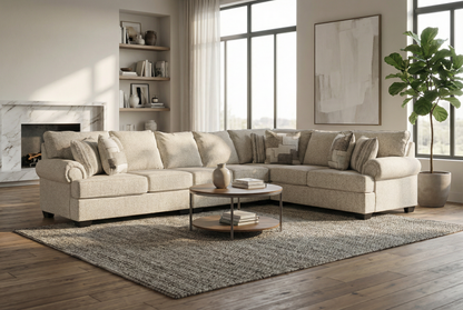 Veloura 4-piece Sectional Sofa Set