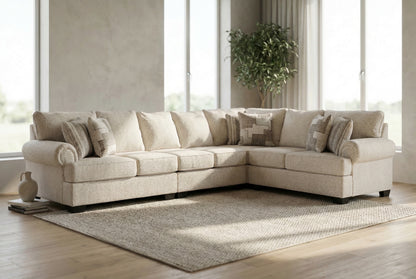 Veloura 4-piece Sectional Sofa Set