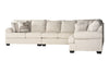 Veloura 4-piece Sectional Sofa Set