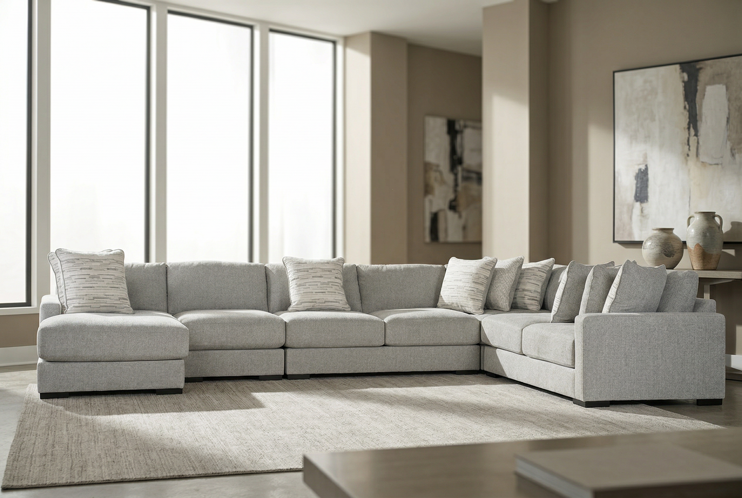 Zephen 5-piece Sectional Sofa Set