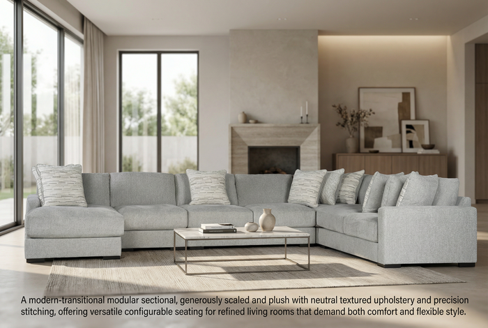 Zephen 5-piece Sectional Sofa Set