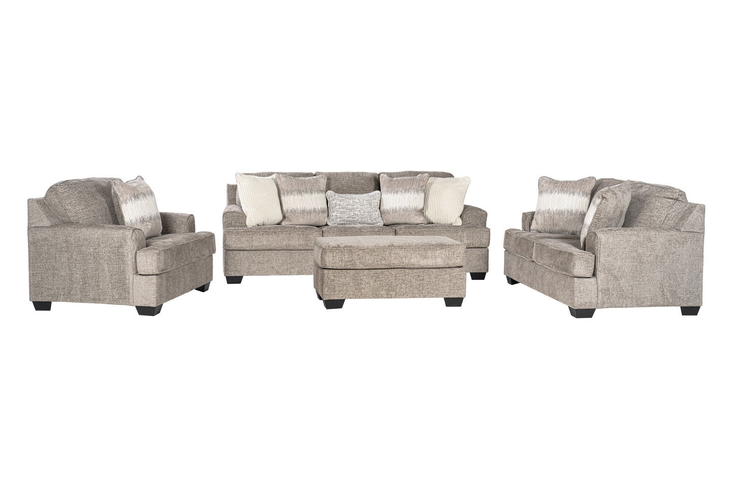 Lumea Sofa Set (3+2+1) + Ottoman