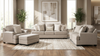 Velvet Beast Sofa Set (3+2+1+ottoman)