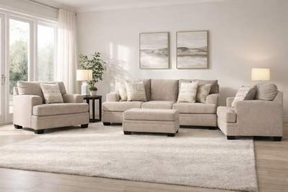 Chesterfield Sofa Set (3+2+1+ottoman)