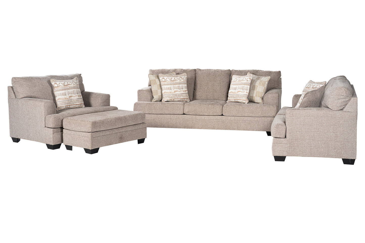 Chesterfield Sofa Set (3+2+1+ottoman)