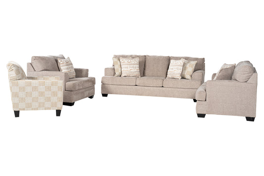 Chesterfield Sofa Set (3+2+1+Accent chair)