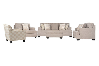 Chesterfield Sofa Set (3+2+1+ottoman+Accent chair)