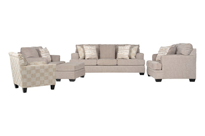 Chesterfield Sofa Set (3+2+1+ottoman+Accent chair)