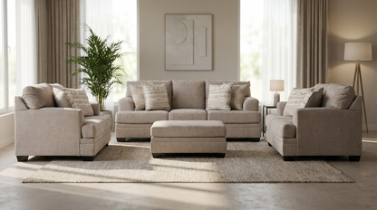 Chesterfield Sofa Set (3+2+2+ottoman)