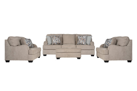 Branwyn Sofa set (3+2+2+ottoman)