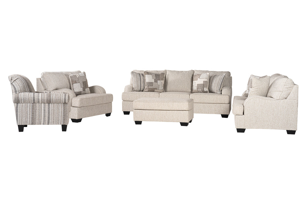Corlan Sofa set (3+2+1+ottoman+Accent chair)