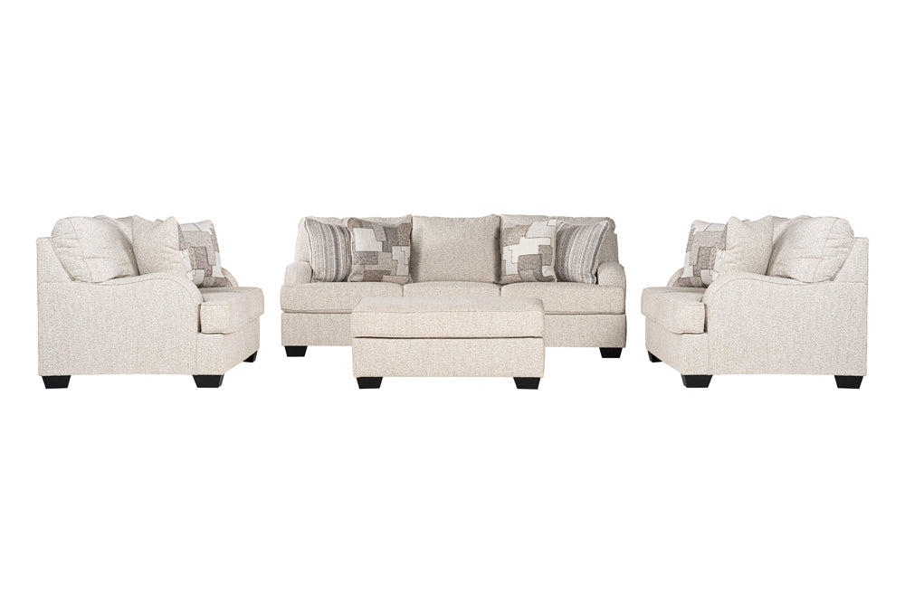 Corlan Sofa set (3+2+2+ottoman)