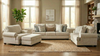 Auralith Sofa set (3+2+1) + Ottoman