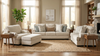 Auralith Sofa set (3+2+1) + Ottoman