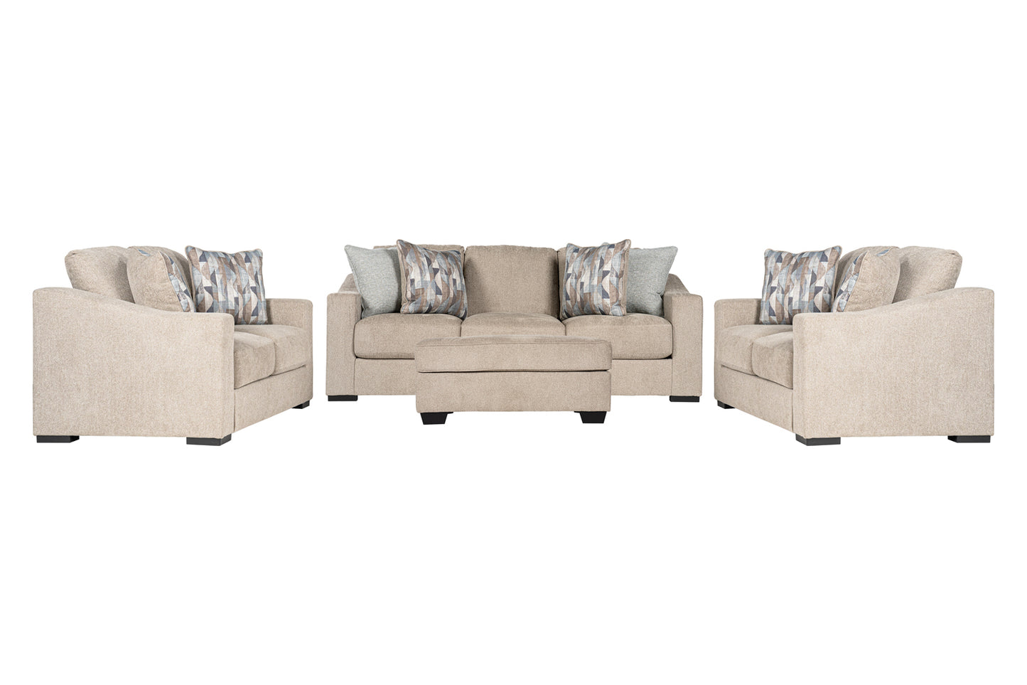 Selora Sofa set (3+2+2) + Ottoman