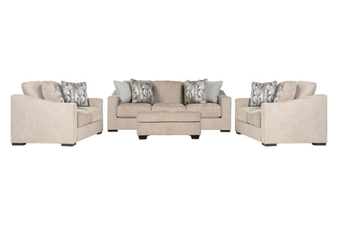 Selora Sofa set (3+2+2) + Ottoman