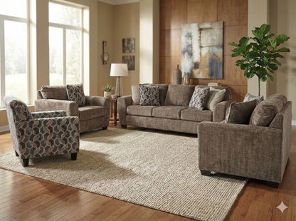 Noxfern Sofa set (3+2+1) + Accent Chair