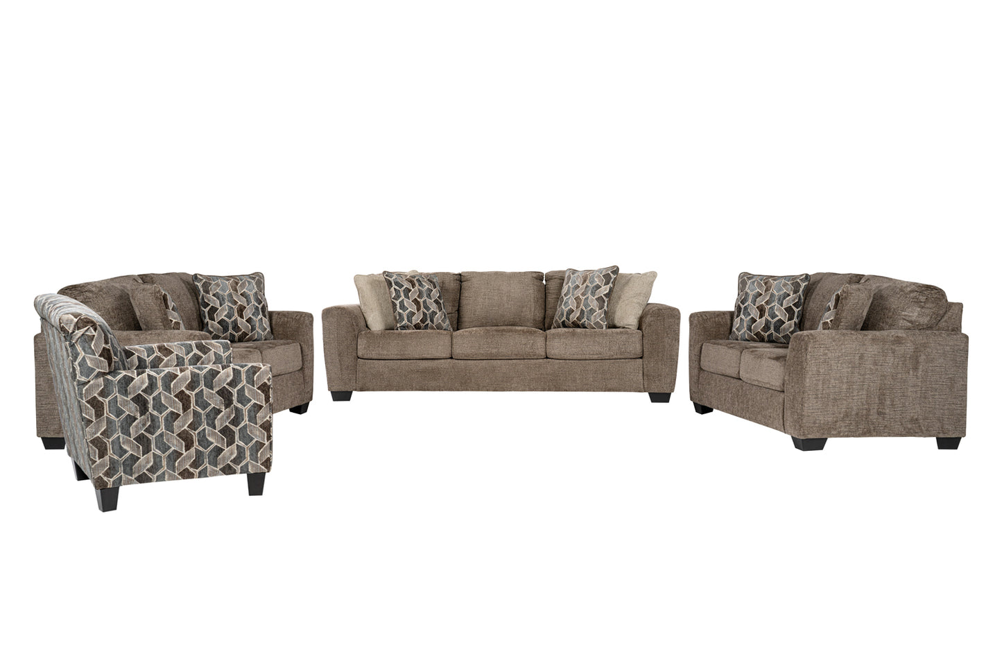Noxfern Sofa set (3+2+2) + Accent Chair