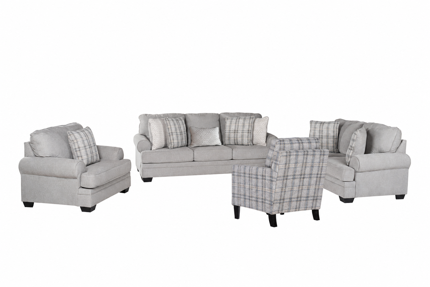 Marigold Sofa (3+2+1) + Accent Chair