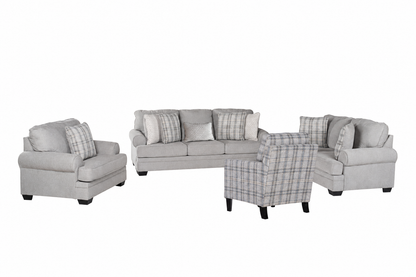Marigold Sofa (3+2+1) + Accent Chair