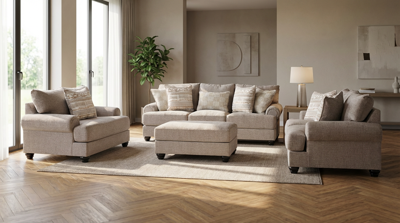 Marlowe Sofa Set (3+2+1+ottoman)