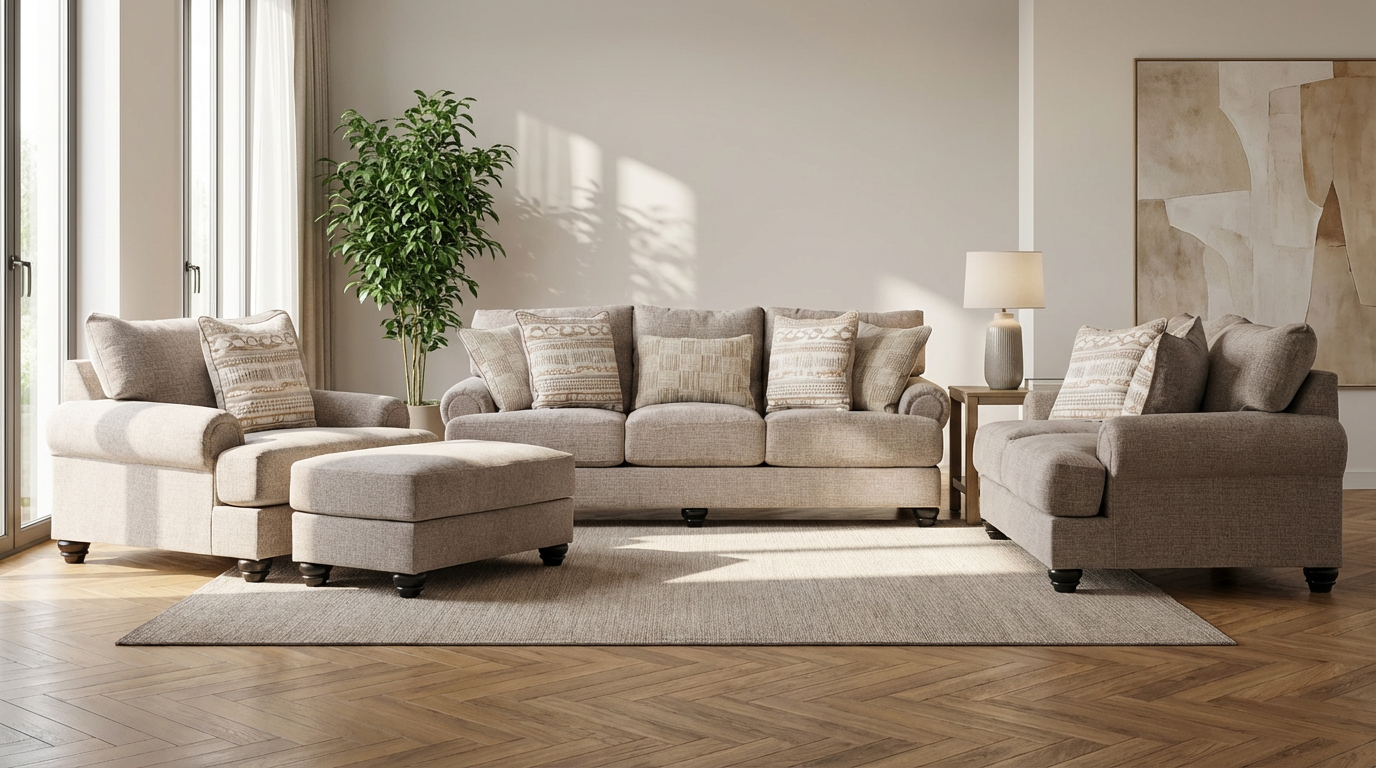 Marlowe Sofa Set (3+2+1+ottoman)