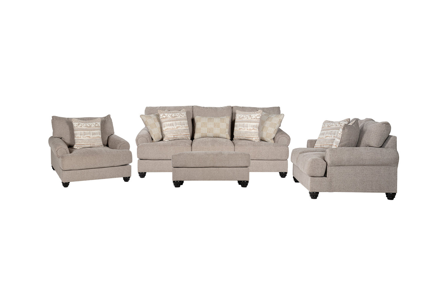 Marlowe Sofa Set (3+2+1+ottoman)