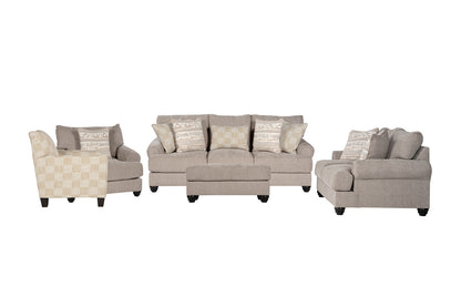 Marlowe Sofa Set (3+2+1+ottoman+Accent chair)