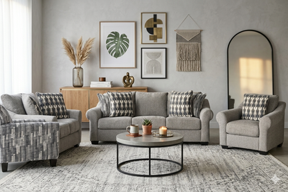 Ovell Sofa (3+2+1) + Accent Chair