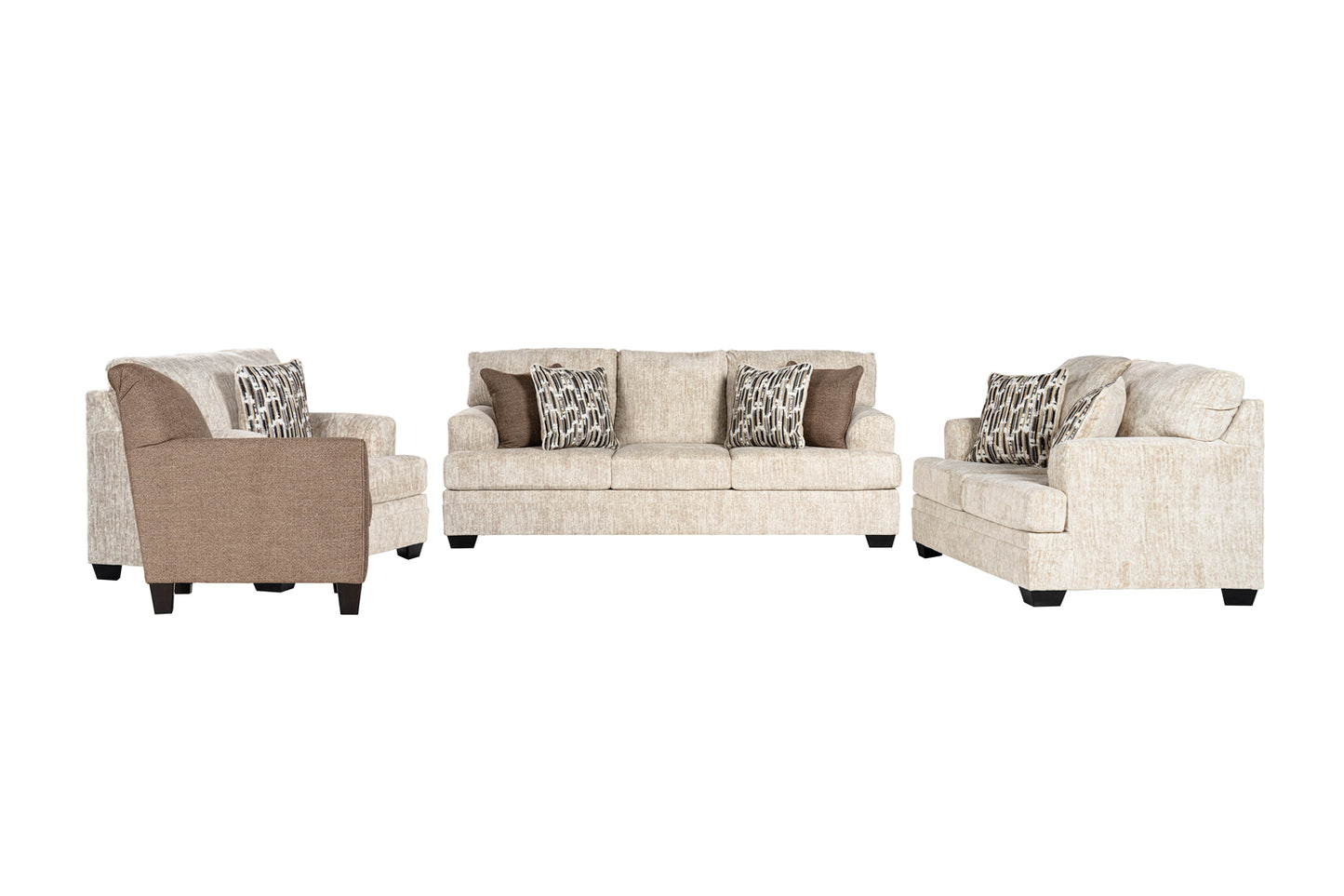 Delacroix Sofa (3+2+1) + Accent Chair