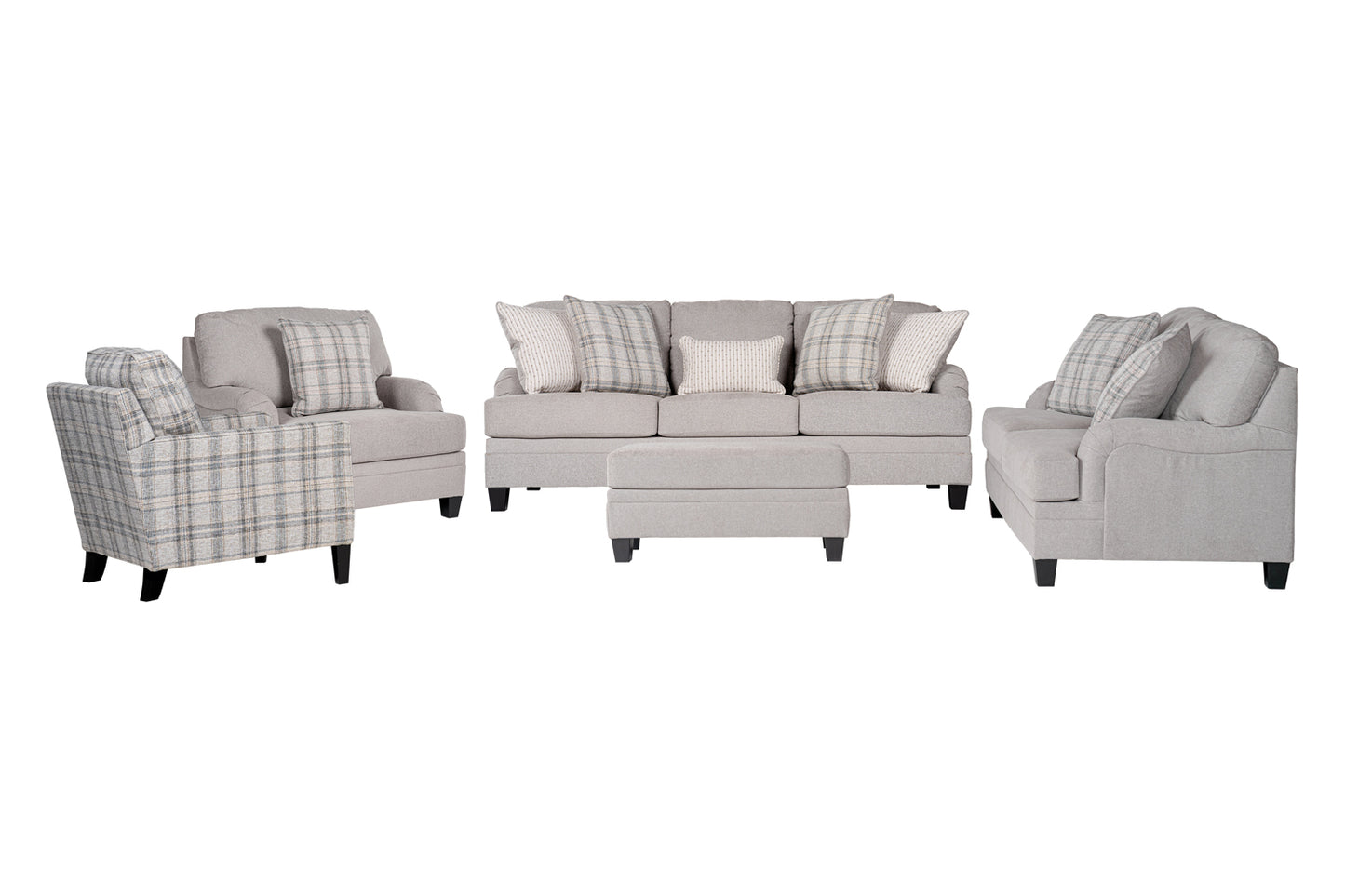 Pennington Sofa Set (3+2+1+ottoman+Accent chair)