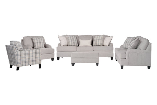Pennington Sofa Set (3+2+1+ottoman+Accent chair)