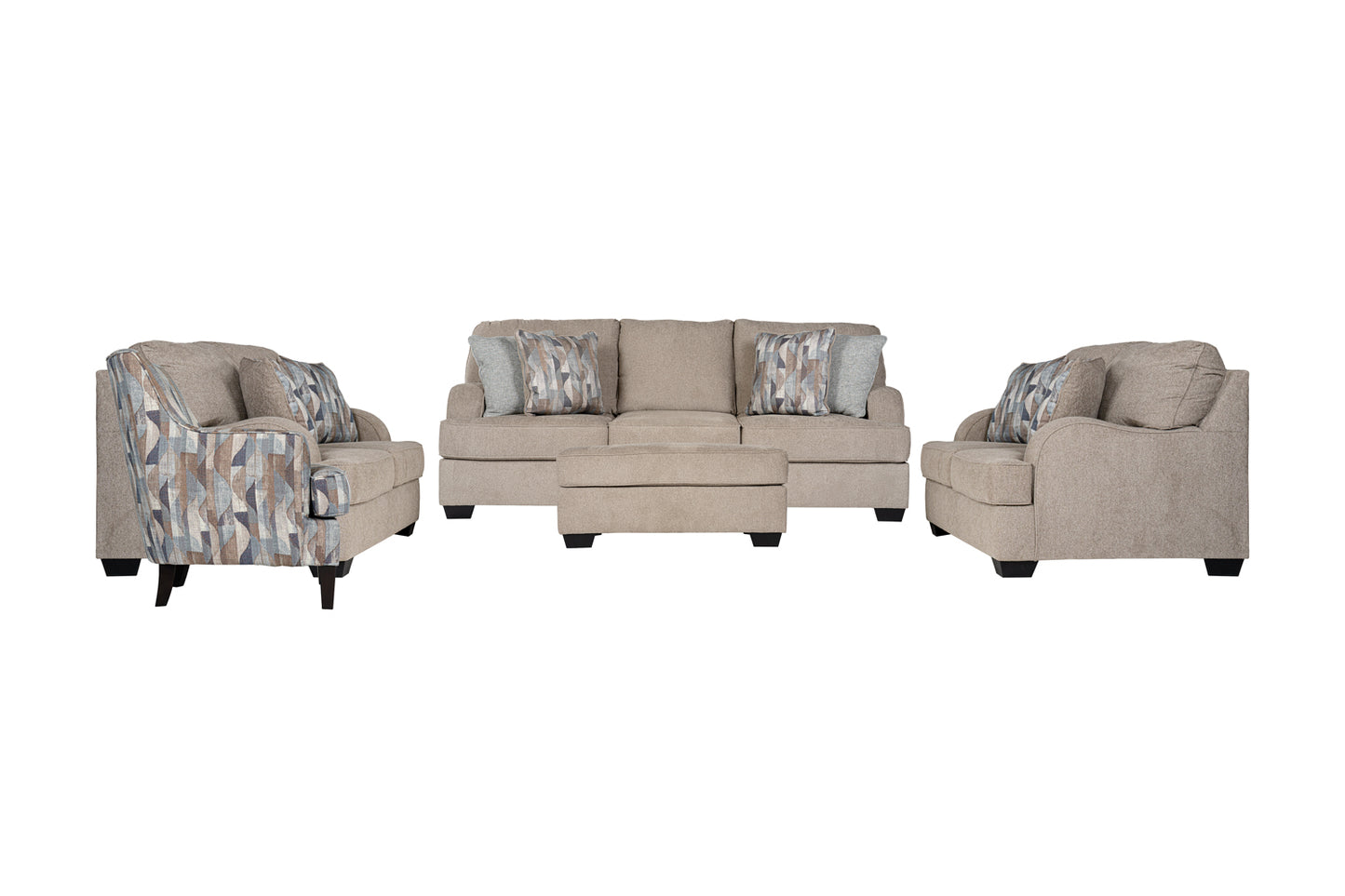 Branwyn Sofa set (3+2+2+Accent chair)